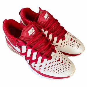 Nike Fingertrap Max TB Red White Training Shoes 12